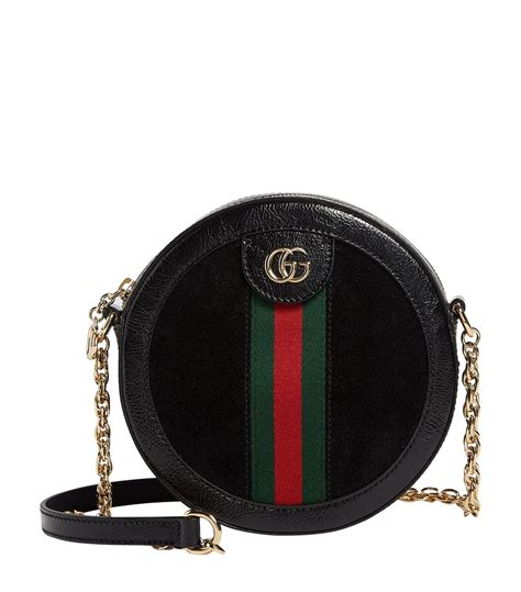 gucci ophidia round bag black